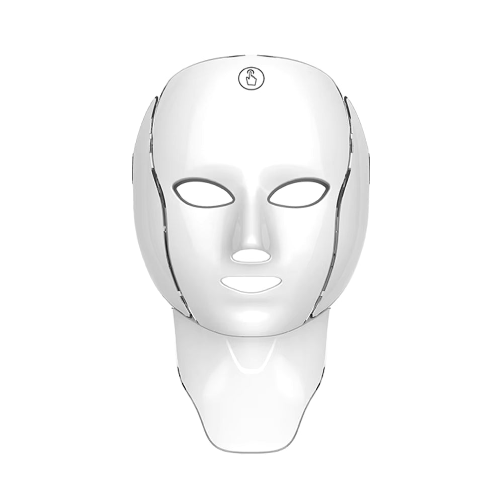 7-Color Wireless LED Light Therapy Mask for Face & Neck