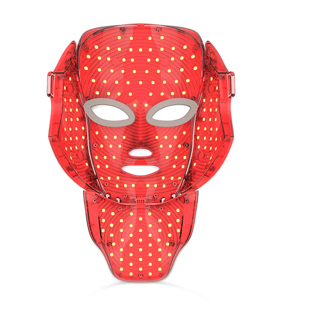 7-Color Wireless LED Light Therapy Mask for Face & Neck